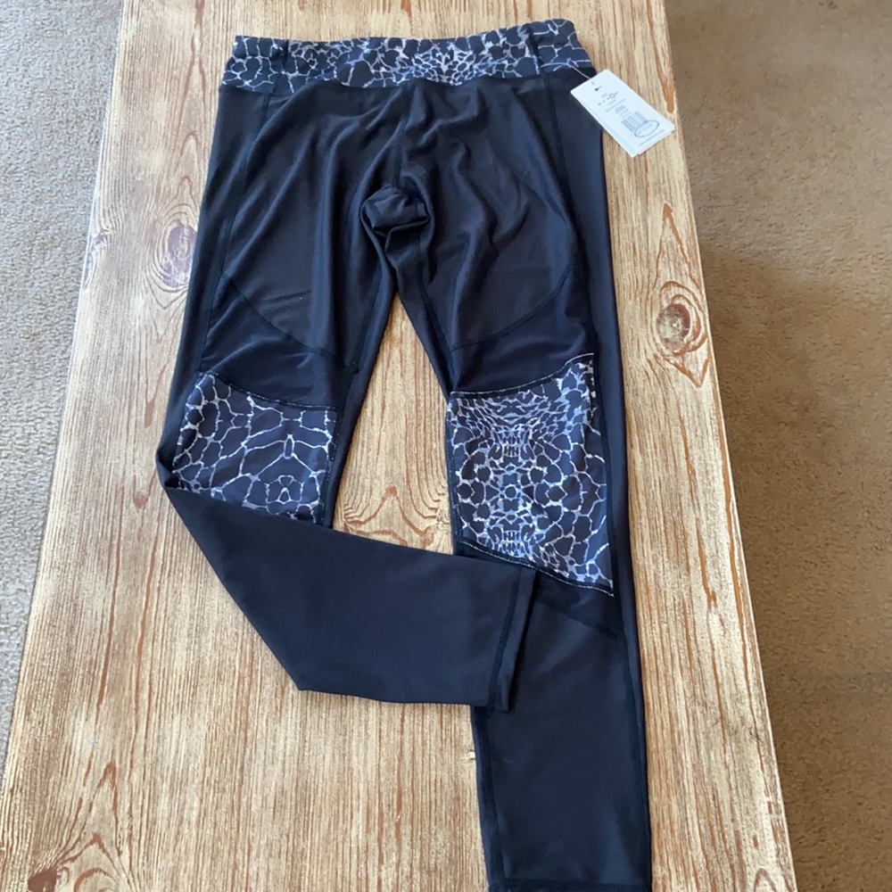 NWT Ki Pro NYC Animal Print Mesh Leggings